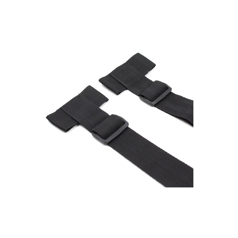 Μαύρα Φετιχιστικά Ρυθμιζόμενα Δεσμά Λαιμού Ποδιών