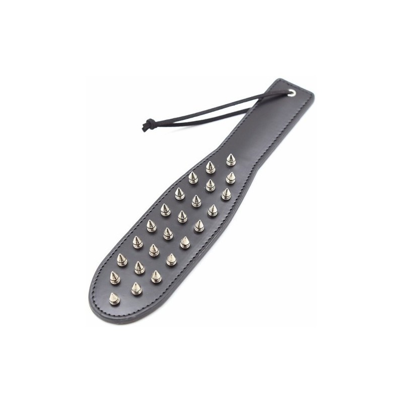 Δερμάτινο Φετιχιστικό Μαστίγιο Παντόφλα με Καρφάκια