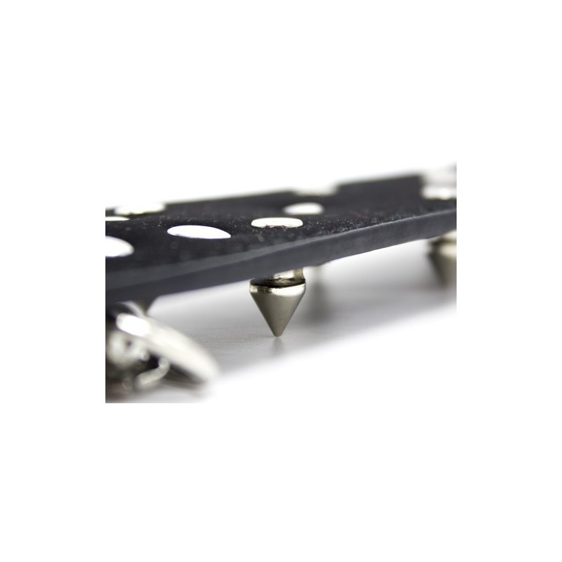 Μαύρο Φετιχιστικό Κολλάρο με Αλυσιδένιο Λουρί