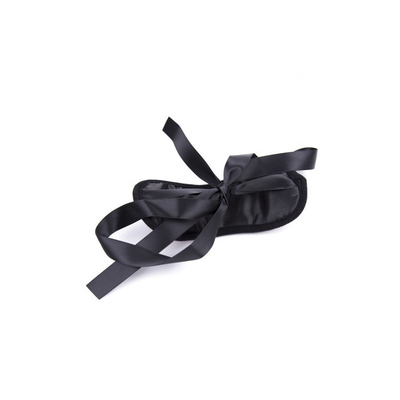 Αισθησιακή Μαύρη μάσκα καλύπτρα ματιών με κορδέλα