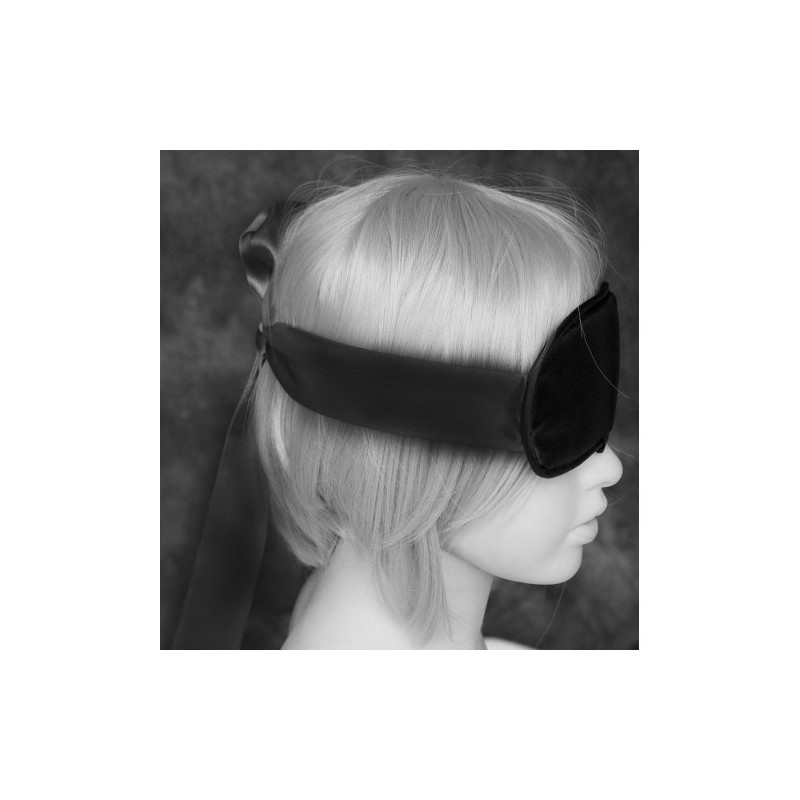 Αισθησιακή Μαύρη μάσκα καλύπτρα ματιών με κορδέλα