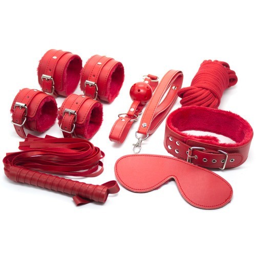 Lover's Κόκκινο Σέτ 7 ερωτικά αξεσουάρ για αρχάρια ζευγάρια