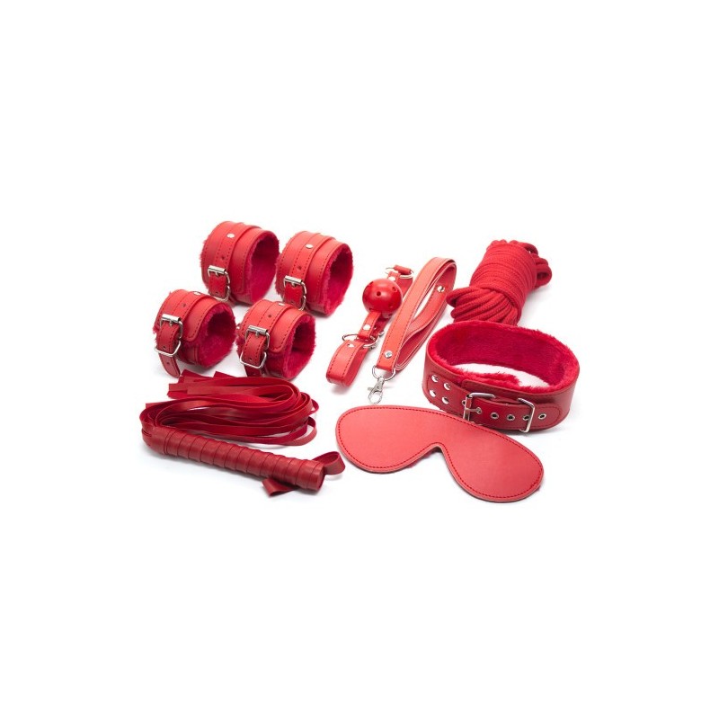 Lover's Κόκκινο Σέτ 7 ερωτικά αξεσουάρ για αρχάρια ζευγάρια