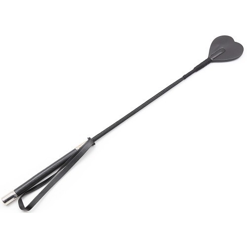 Naughty Toys ευλύγιστο bdsm μαστίγιο τιμωρίας δερμάτινη καρδιά 60 εκ