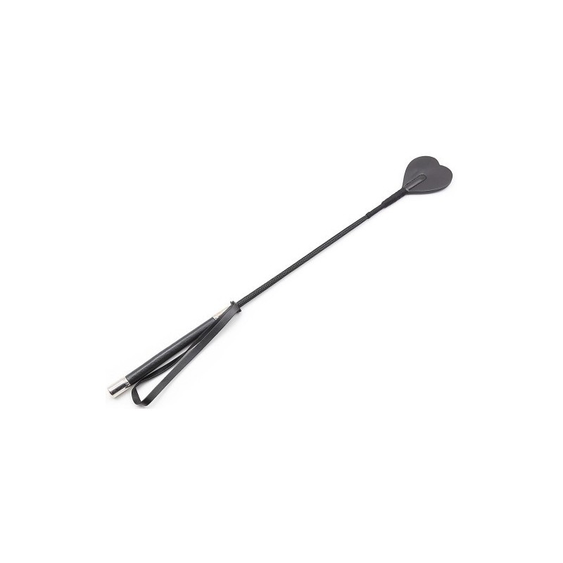 Naughty Toys ευλύγιστο bdsm μαστίγιο τιμωρίας δερμάτινη καρδιά 60 εκ