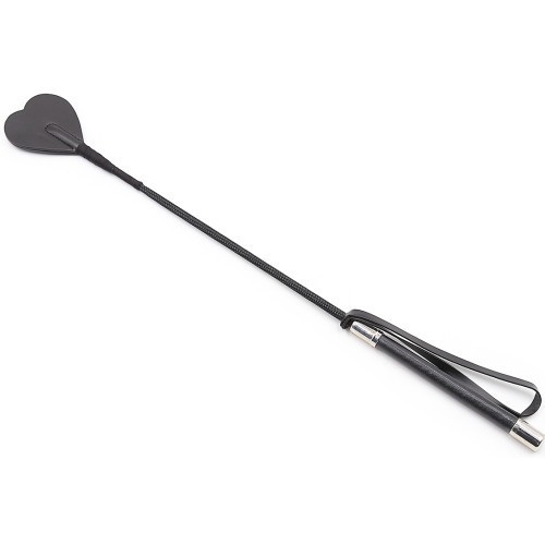 Naughty Toys ευλύγιστο bdsm μαστίγιο τιμωρίας δερμάτινη καρδιά 60 εκ