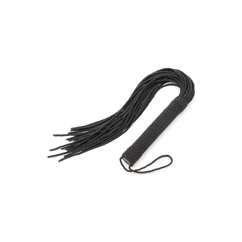 Μαύρο Σχοινί Μαστίγιο Αλογοουρά Naughty Toys 50 cm