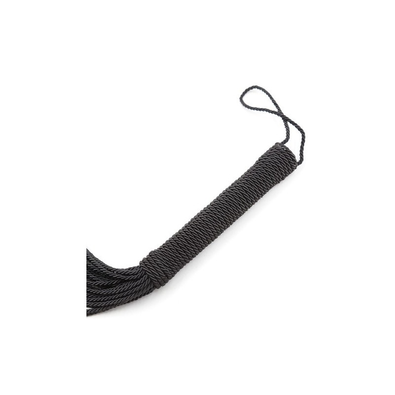 Μαύρο Σχοινί Μαστίγιο Αλογοουρά Naughty Toys 50 cm
