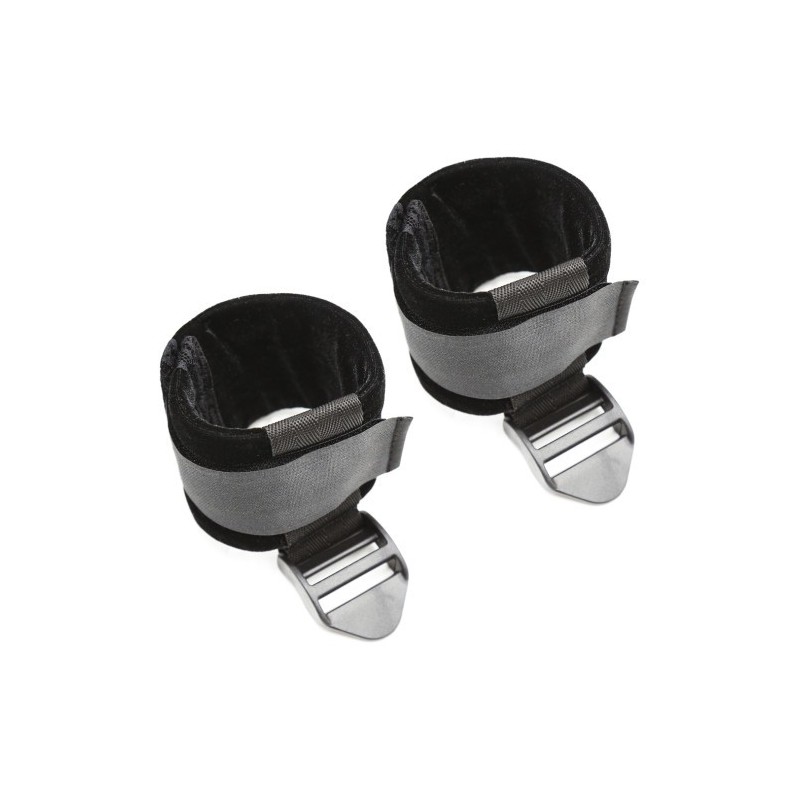 Μαύρα Ρυθμιζόμενα Δεσμά Λαιμού Ποδιών