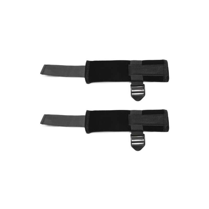 Μαύρα Ρυθμιζόμενα Δεσμά Λαιμού Ποδιών