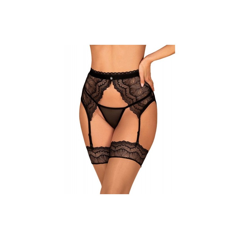 Μαύρη Δαντελωτή Ζαρτιέρα Obsessive Isabellia