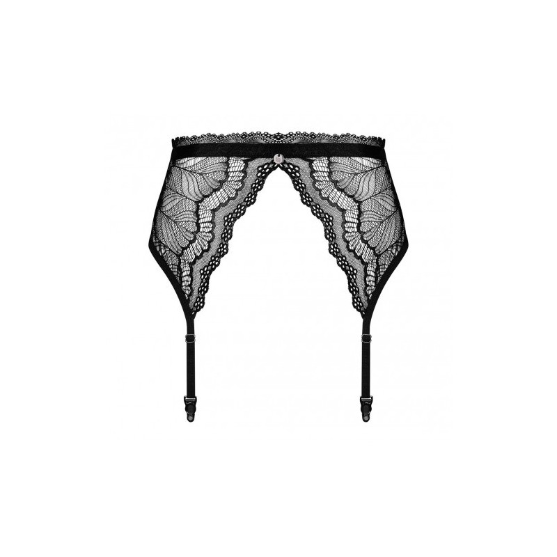 Μαύρη Δαντελωτή Ζαρτιέρα Obsessive Isabellia