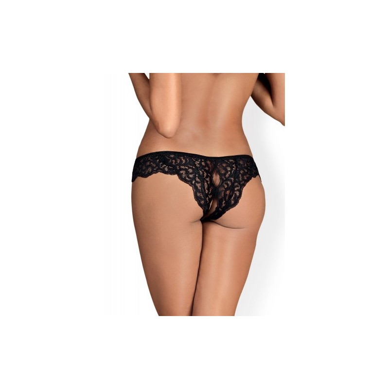 Δαντελωτό Εσώρουχο με Ανοιχτό Κάβαλο Obsessive Laluna