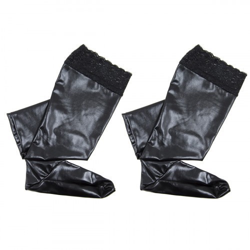 Μαύρες Φετιχιστικές Κάλτσες με Δαντέλα Naughty Toys