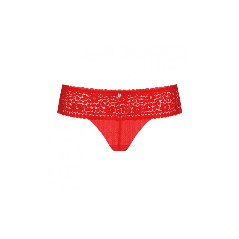 Κόκκινο Δαντελωτό Εσώρουχο 4XL Obsessive Blossmina