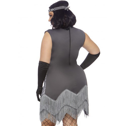 Ασημένιο Φόρεμα XL Leg Avenue