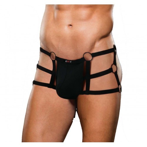 Μαύρο Λεοπαρδαλέ Εσώρουχο Obsessive Bagirela