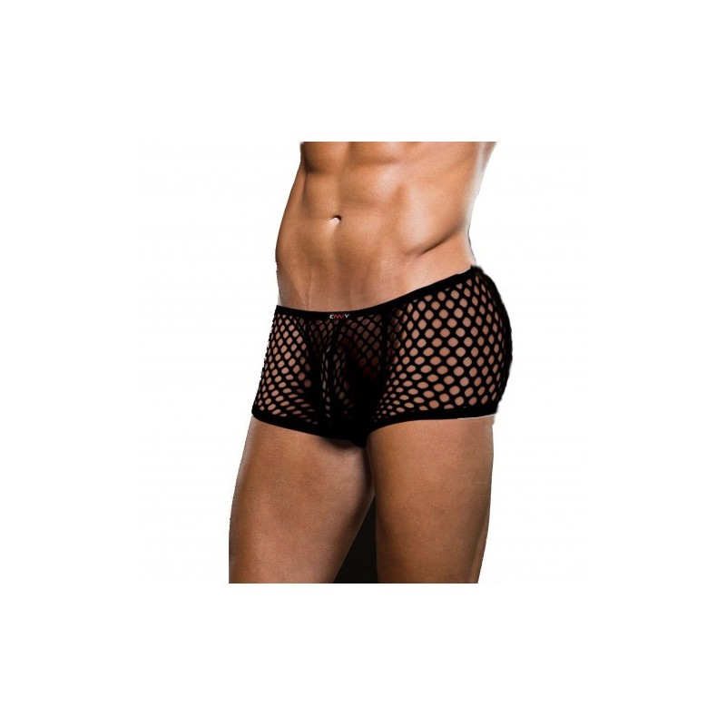 Ανδρικό Δικτυωτό Μποξεράκι Μαύρο Envy Modern