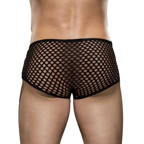 Ανδρικό Δικτυωτό Μποξεράκι Μαύρο Envy Modern