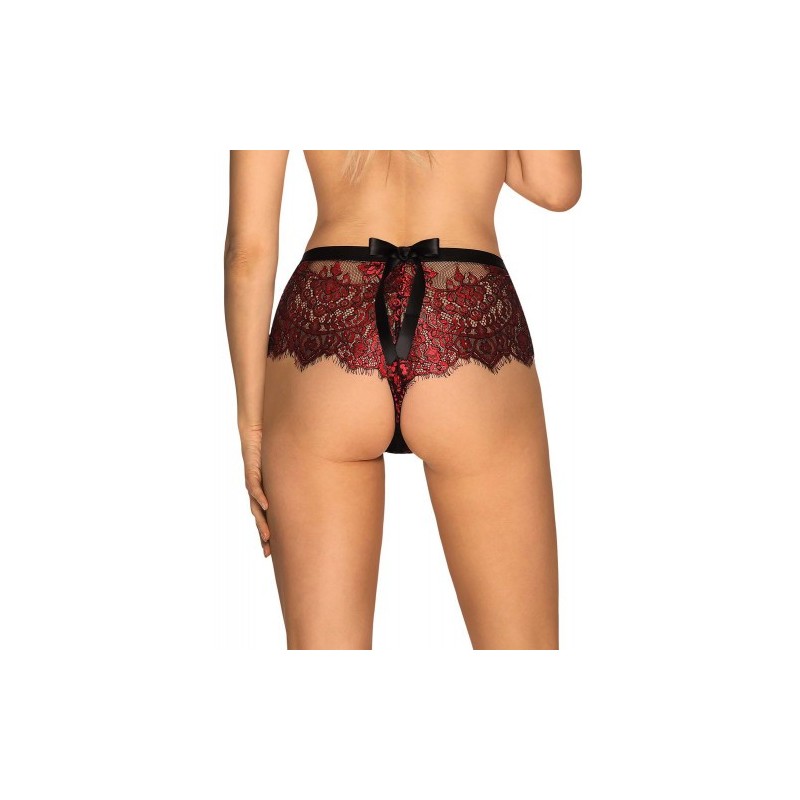 Κόκκινο Δαντελωτό Εσώρουχο Obsessive Redessia