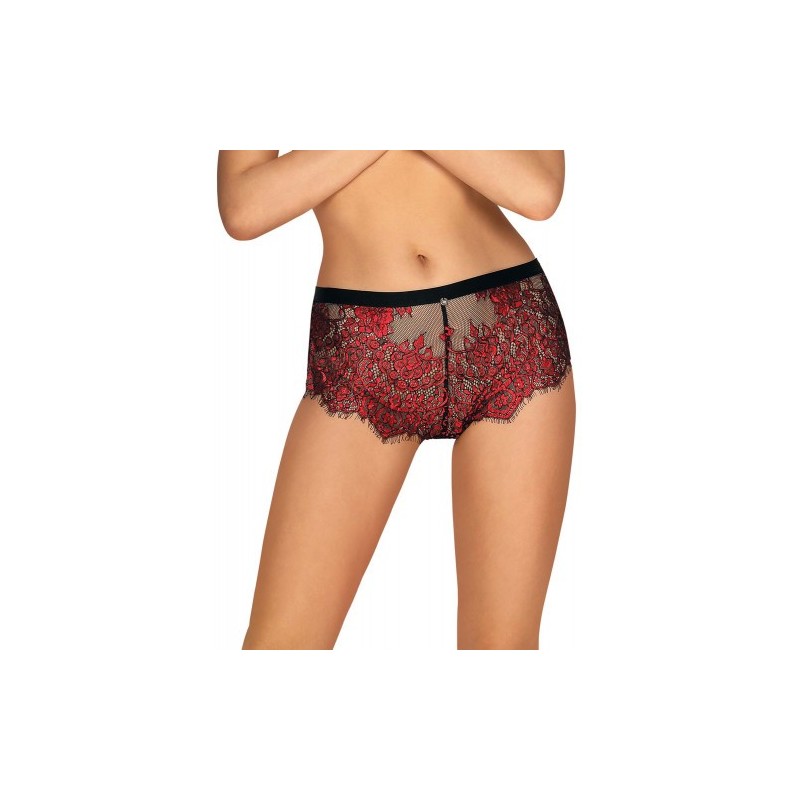 Κόκκινο Δαντελωτό Εσώρουχο Obsessive Redessia