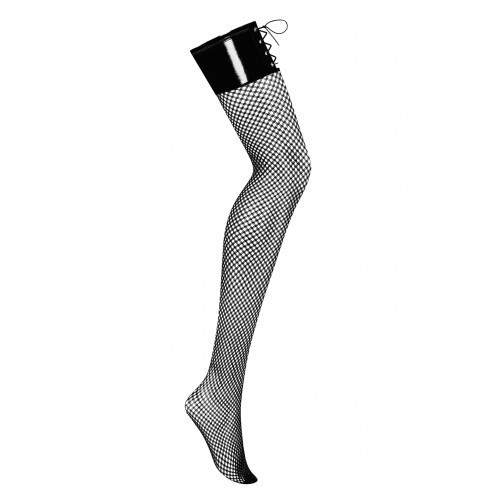 Μαύρες Δικτυωτές Κάλτσες 2XL Obsessive Remediosa