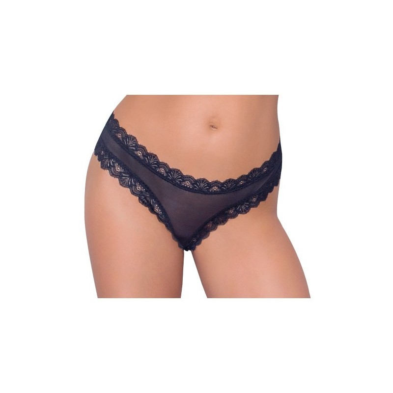 Μαύρο Εσώρουχο με Δέσιμο στο Πίσω Μέρος Cottelli