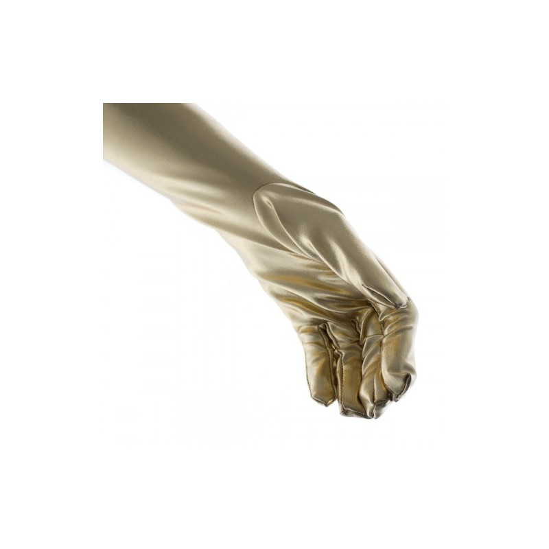 Χρυσά Γάντια Μήκους Αγκώνα Naughty Toys