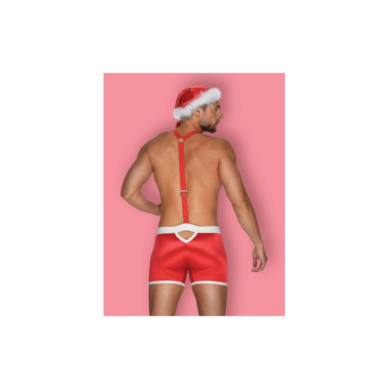 Χριστουγεννιάτικο Ανδρικό Μποξεράκι με Σκουφάκι Obsessive Mr Klaus