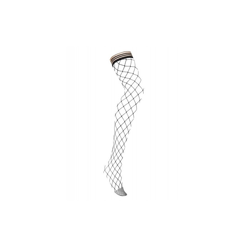 Μαύρες Δικτυωτές Κάλτσες με Γκλίττερ Obsessive