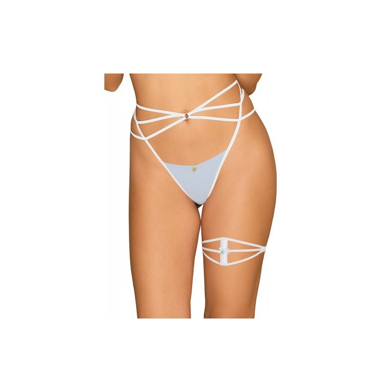 Λευκή Γεωμετρική Ζαρτιέρα Obsessive