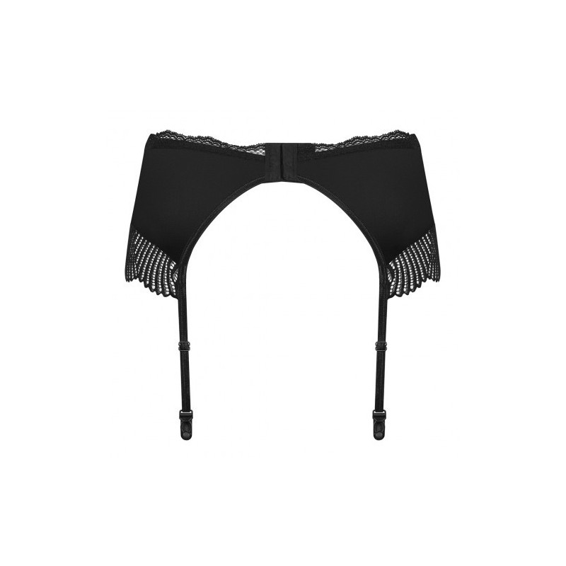 Μαύρη Ζαρτιέρα Obsessive Klarita 2XL