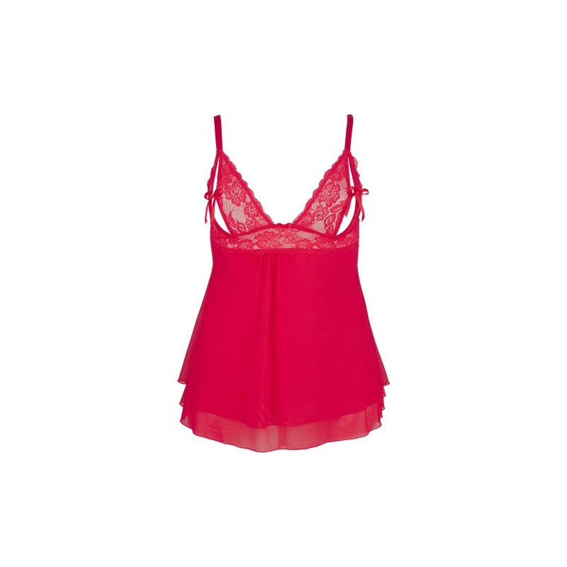 Αισθησιακό Κόκκινο Νυχτικό Μεγάλα Μεγέθη Cottelli