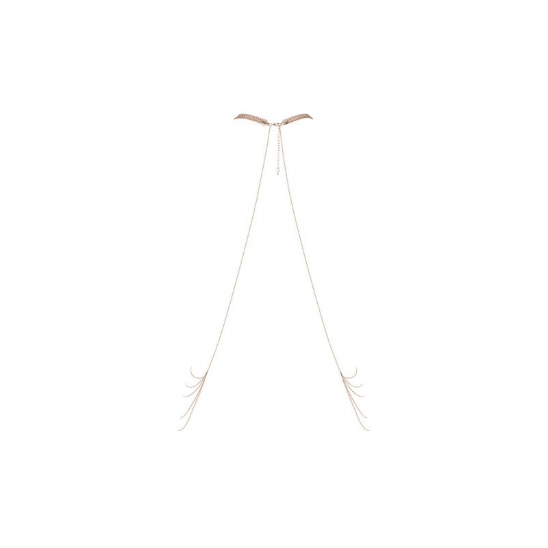 Χρυσό Κολιέ με 10 αλυσίδες Obsessive