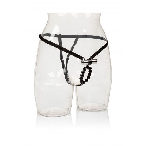 Επαναφορτιζόμενο στρινγκ εσώρουχο με χάντρες διέγερσης Calexotic